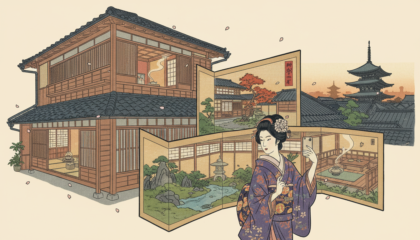 京都東山の町家風旅館、インスタ映えスポットはどこ？滞在を彩る秘密！