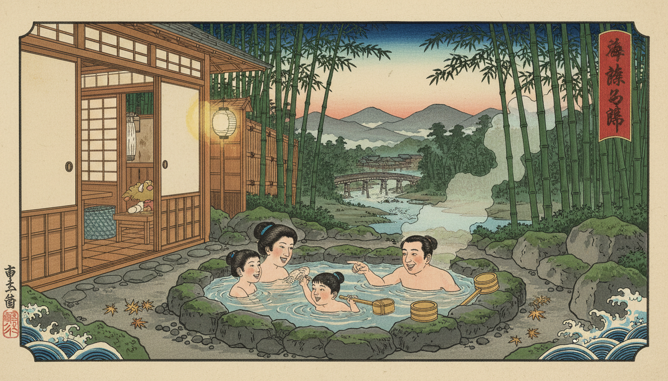 京都嵐山で露天風呂付き旅館に家族みんなで泊まるなら？子連れ旅行を最高にする秘訣とは！