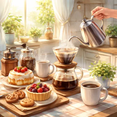 おうちカフェで丁寧なコーヒーの淹れ方とスイーツを楽しむ秘訣とは？