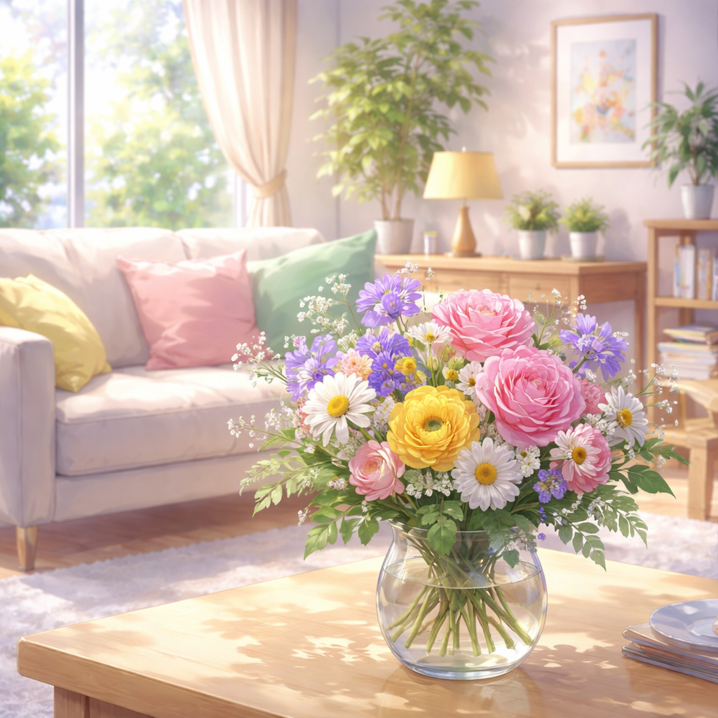 お花の定期便ブルーミーは飾るだけで部屋の空気が劇的に変わるって本当？