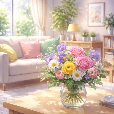 お花の定期便ブルーミーは飾るだけで部屋の空気が劇的に変わるって本当？