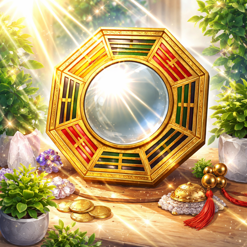 八角鏡の風水ミラーは本当に効果ある？毎日が輝く秘密を徹底解説！