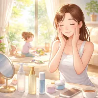 肌リズムが整わない原因は“生活のズレ”？忙しいママのための心と肌を同時に整えるスキンケアルーティン