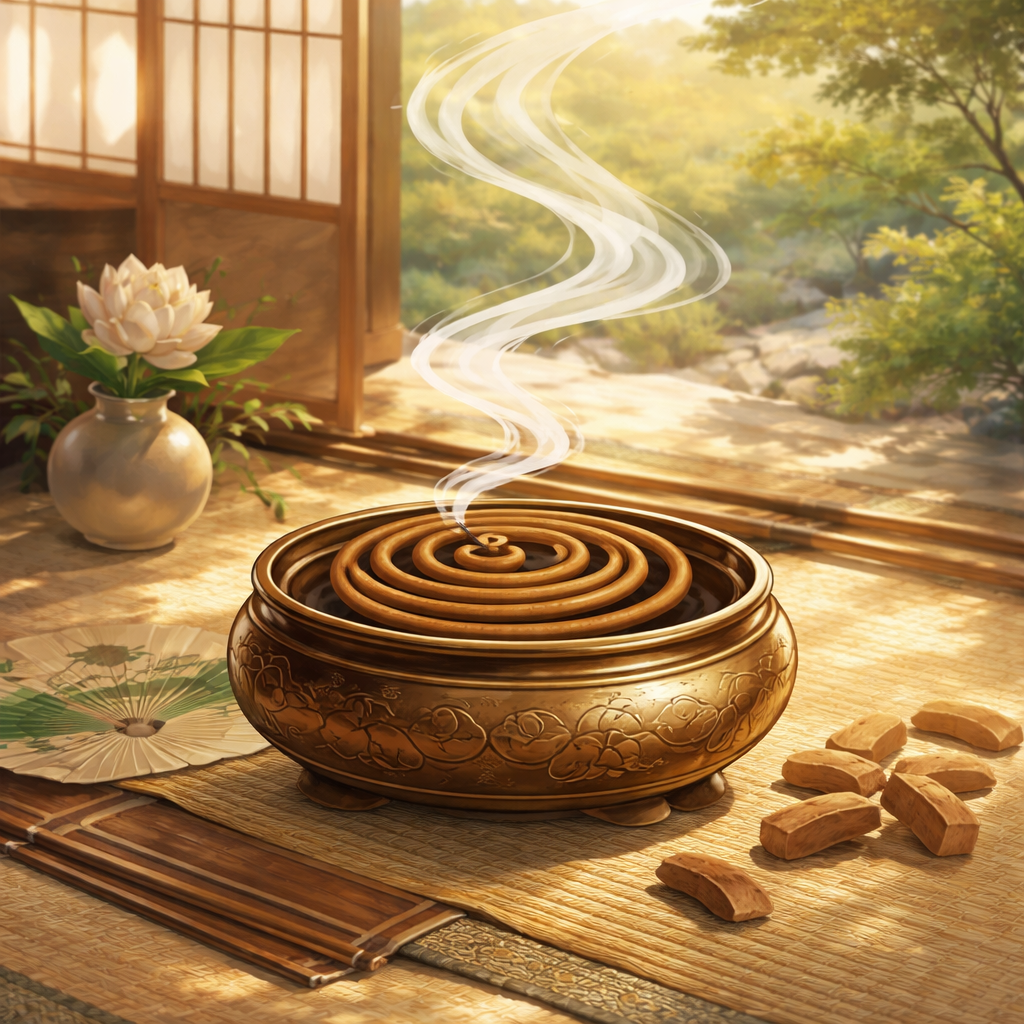 白檀（サンダルウッド）渦巻き香で日常を彩る？心落ち着く香りの秘密とは