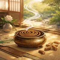 白檀（サンダルウッド）渦巻き香で日常を彩る？心落ち着く香りの秘密とは