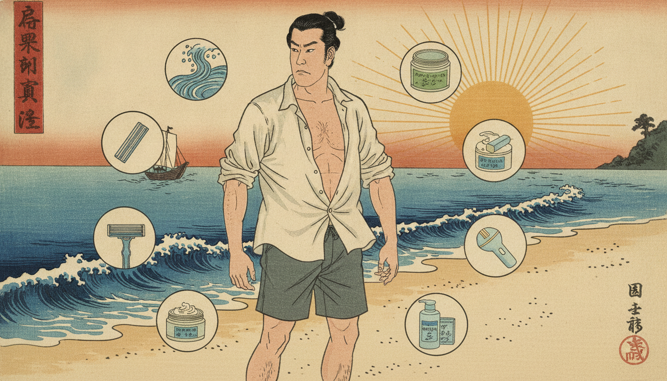 夏のメンズムダ毛処理はこれで解決？方法と失敗しない秘訣を徹底解説！