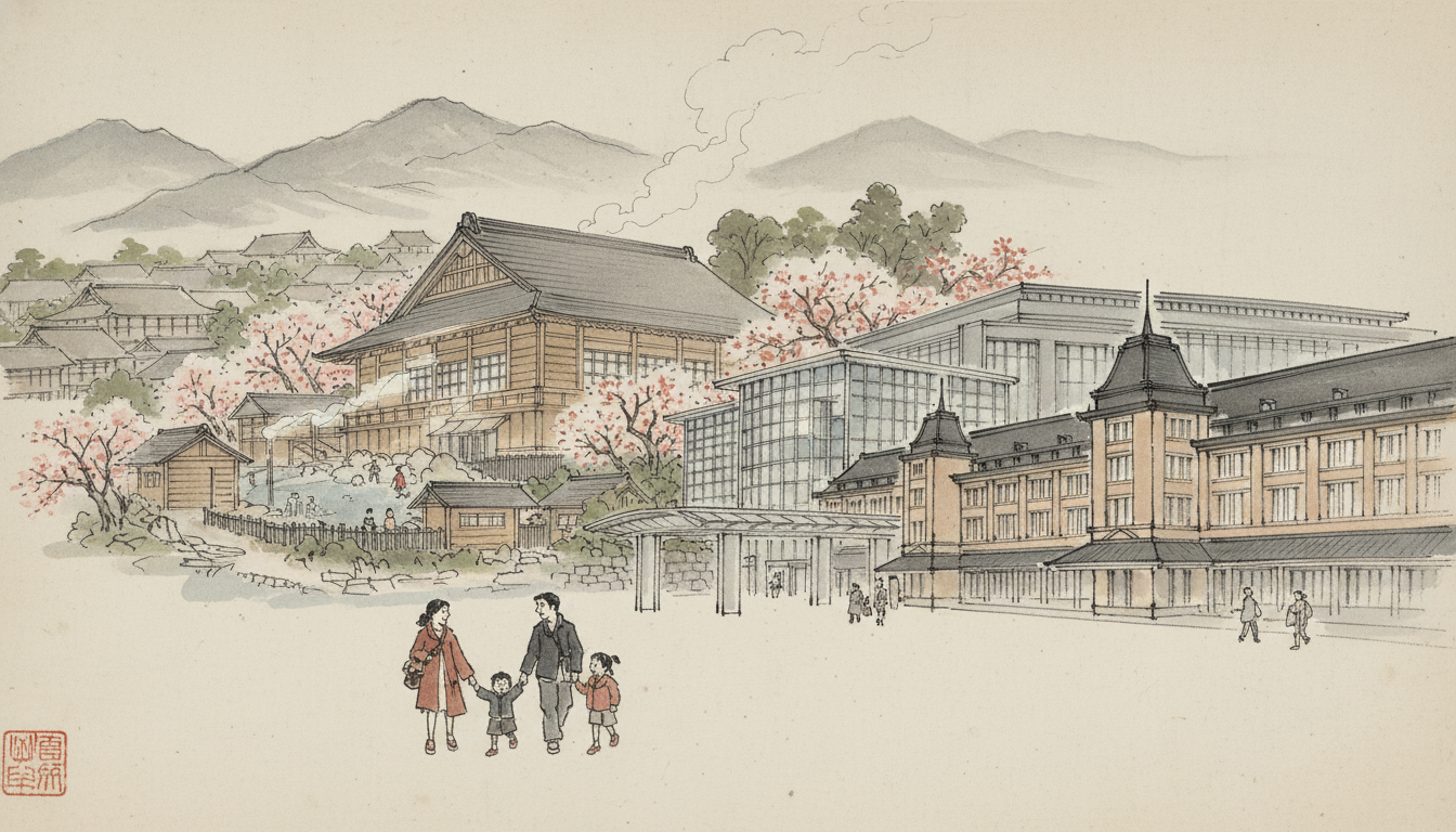 京都駅近くにはファミリーに優しい大浴場付き宿泊施設が豊富