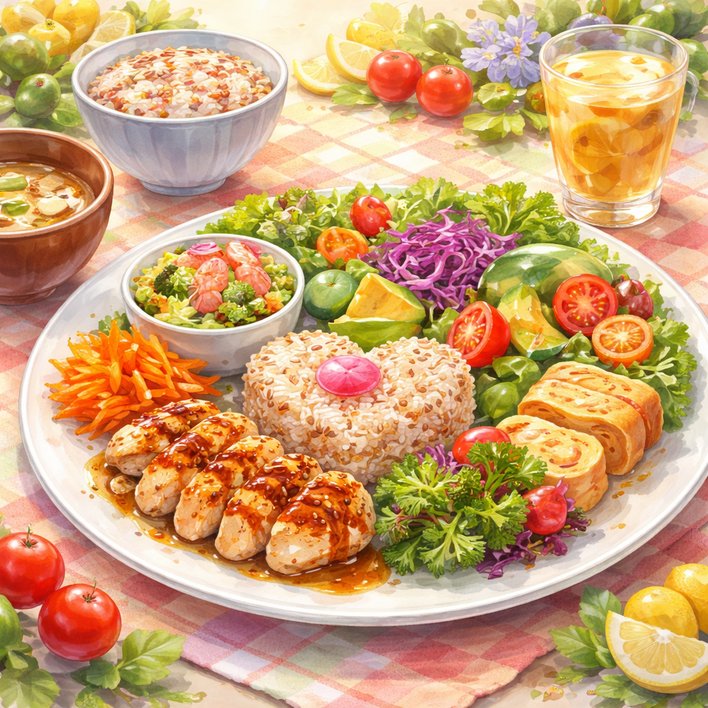 彩り豊かなワンプレートは日常に魔法をかける