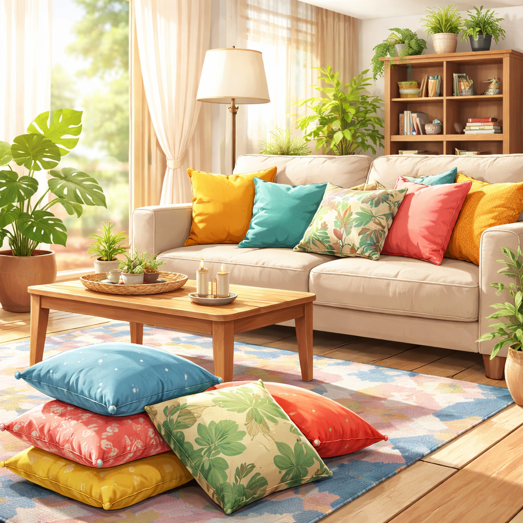 クッションがもたらす、お部屋の劇的変化とは？