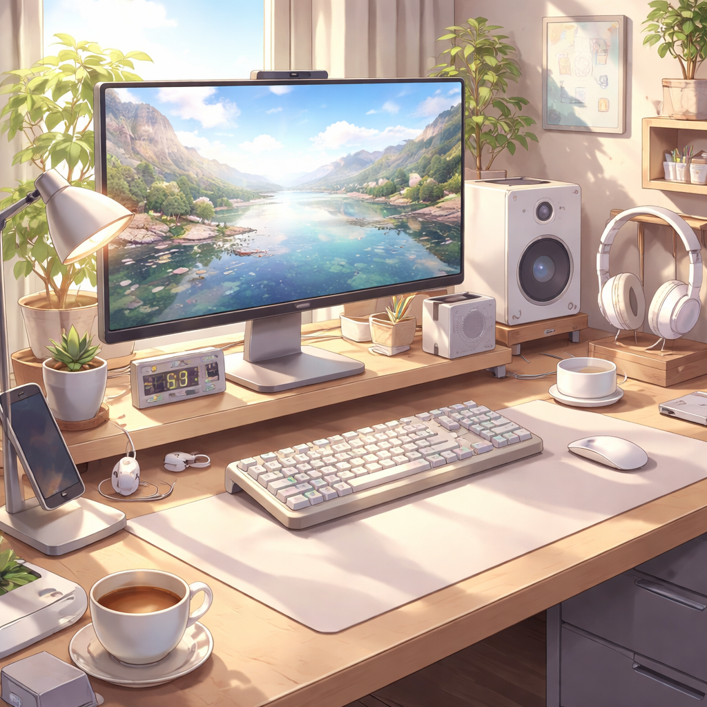 憧れのデスクは、機能美と心地よさでできている！