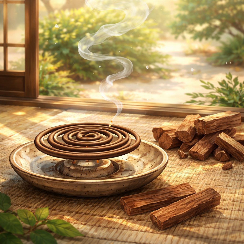 白檀（サンダルウッド）渦巻き香は日常に「心のゆとり」をくれるんです！