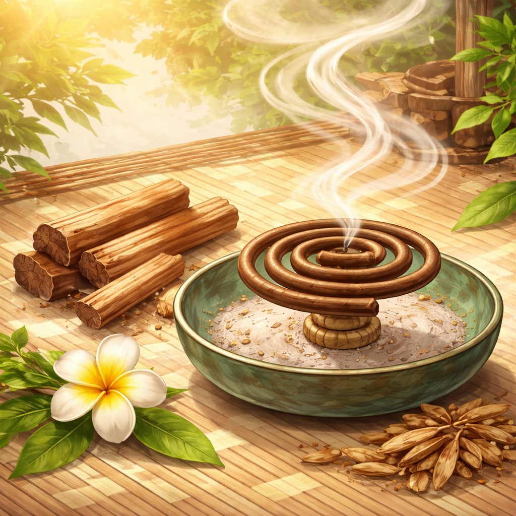 白檀（サンダルウッド）渦巻き香がもたらす心の豊かさとは？